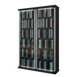 VCM Vitrinenschrank Classic - Schwarz