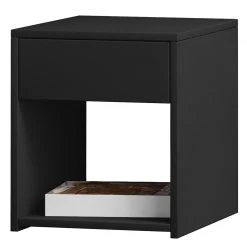 VCM Beistelltisch Sledo - Schwarz - Höhe: 40 cm