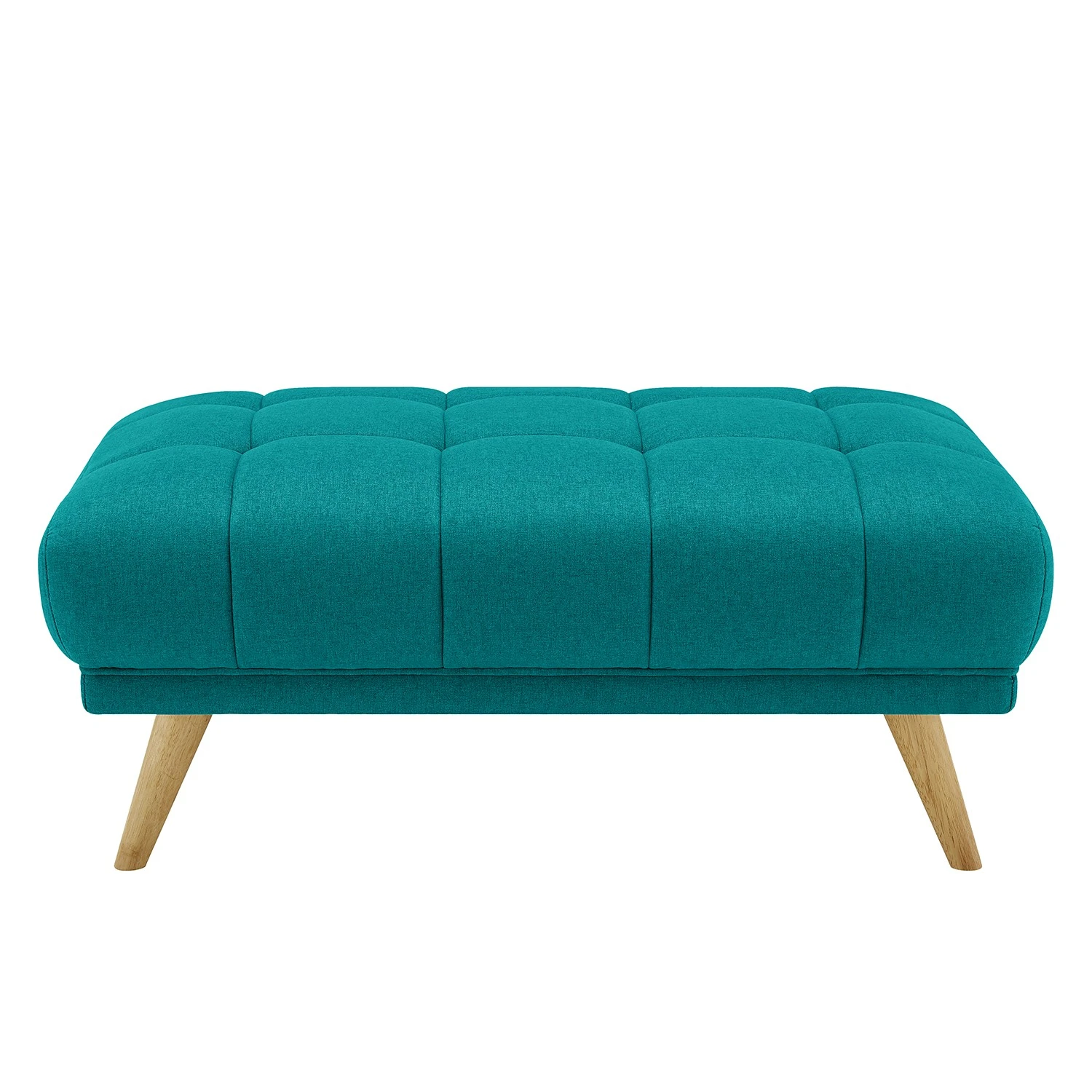 Mørteens Polsterhocker Cameta - Webstoff - Türkis 5 Mørteens Polsterhocker Cameta - Webstoff - Türkis – Bild 5