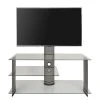 VCM TV-Rack Subuso - Silber - Höhe: 90 cm