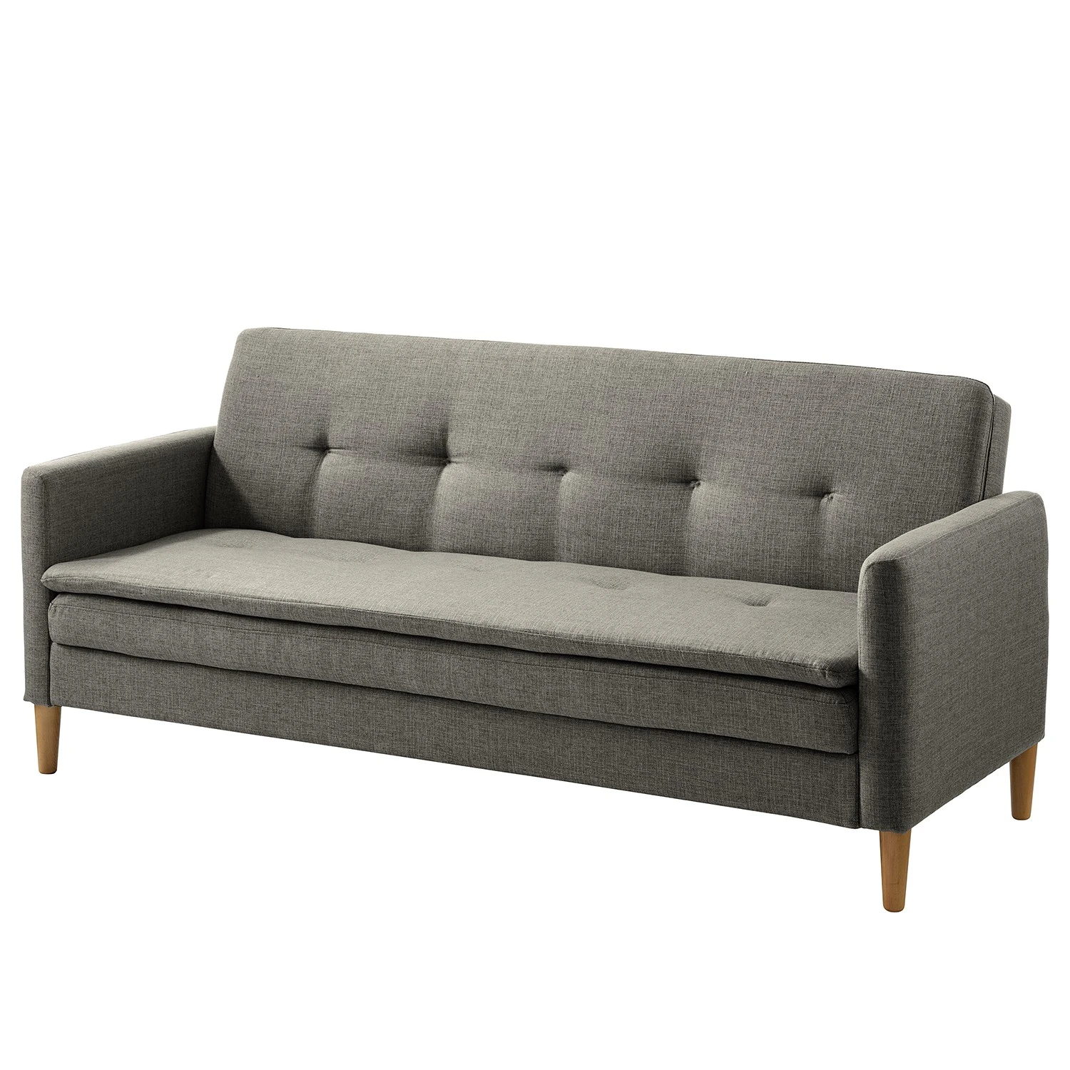 Fredriks Schlafsofa Gizeh - Webstoff - Grau 1 Fredriks Schlafsofa Gizeh - Webstoff - Grau