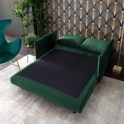 Jack & Alice Schlafsofa Lobau II - Samt - Dunkelgrün -Wohnzimmermöbel boutique en ligne 1000176648 200408 14180200002 MOOD DETAILS P000000001000176648 mood