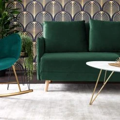 Jack & Alice Schlafsofa Lobau II - Samt - Dunkelgrün -Wohnzimmermöbel boutique en ligne 1000176648 200408 14180600003 DETAILS P000000001000176648