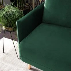 Jack & Alice Schlafsofa Lobau II - Samt - Dunkelgrün -Wohnzimmermöbel boutique en ligne 1000176648 200408 14181000004 DETAILS P000000001000176648