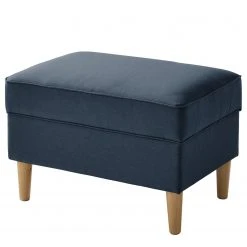 Mørteens Polsterhocker Boddin I - Webstoff - Jeansblau