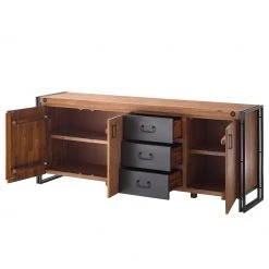 Ars manufacti Sideboard Manchester IV - Akazie massiv / Metall - Akazie / Anthrazit -Wohnzimmermöbel boutique en ligne 1000176686 200115 06054700007 DETAILS P000000001000176686
