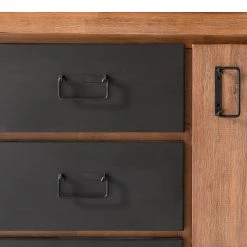 Ars manufacti Sideboard Manchester IV - Akazie massiv / Metall - Akazie / Anthrazit -Wohnzimmermöbel boutique en ligne 1000176686 200115 06054700011 DETAILS P000000001000176686