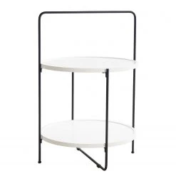 Mørteens Beistelltisch Luki - Matt Weiß / Schwarz