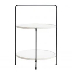 Mørteens Beistelltisch Luki - Matt Weiß / Schwarz -Wohnzimmermöbel boutique en ligne 1000176753 191129 08181500062 DETAILS P000000001000176753