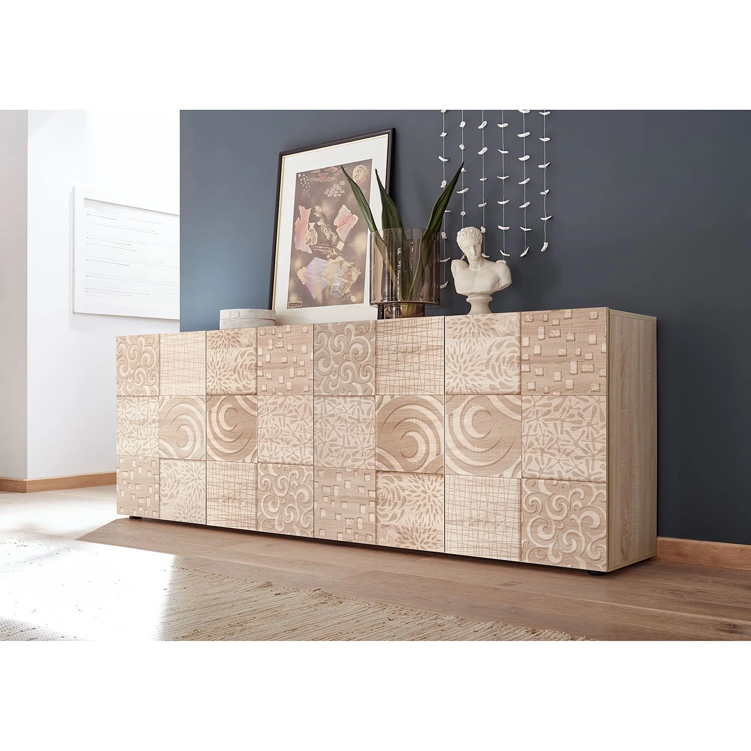 LC Spa Sideboard Miro - Eiche Sonoma Dekor - Breite: 241 cm 2 LC Spa Sideboard Miro - Eiche Sonoma Dekor - Breite: 241 cm – Bild 2