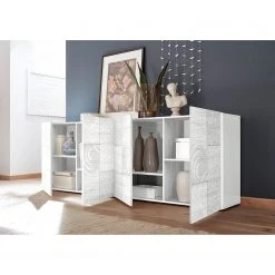 LC Spa Sideboard Miro - Hochglanz Weiß - Breite: 241 cm -Wohnzimmermöbel boutique en ligne 1000177082 190619 14300700070 MOOD GALLERYIMAGES P000000001000177082 mood