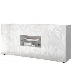 LC Spa Sideboard Prisma II - Hochglanz Weiß