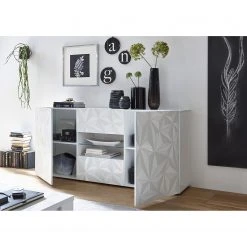 LC Spa Sideboard Prisma II - Hochglanz Weiß -Wohnzimmermöbel boutique en ligne 1000177718 201029 08363300305 MOOD DETAILS P000000001000177718 mood