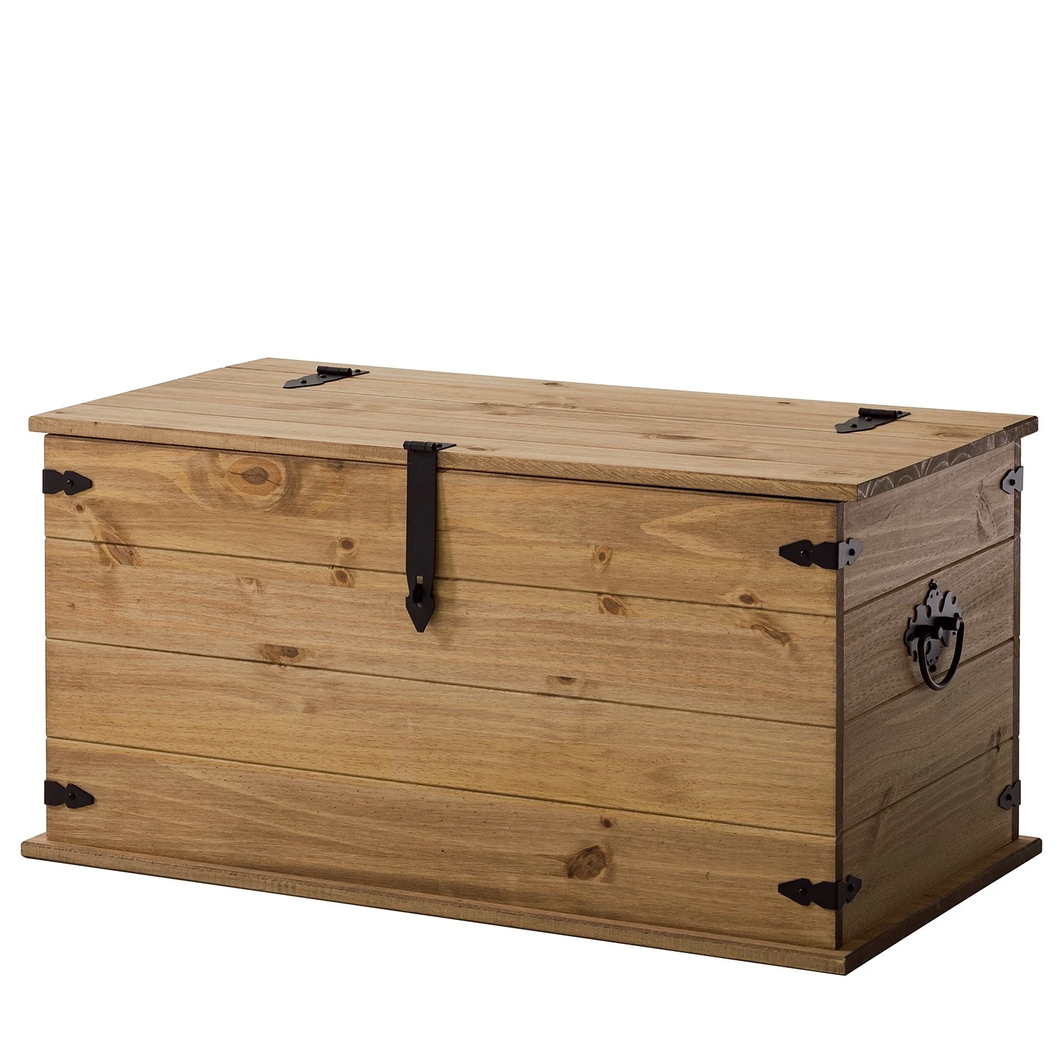 Maison Belfort Truhe Finca Rustica - Kiefer massiv - Kiefer Natur 1 Maison Belfort Truhe Finca Rustica - Kiefer massiv - Kiefer Natur