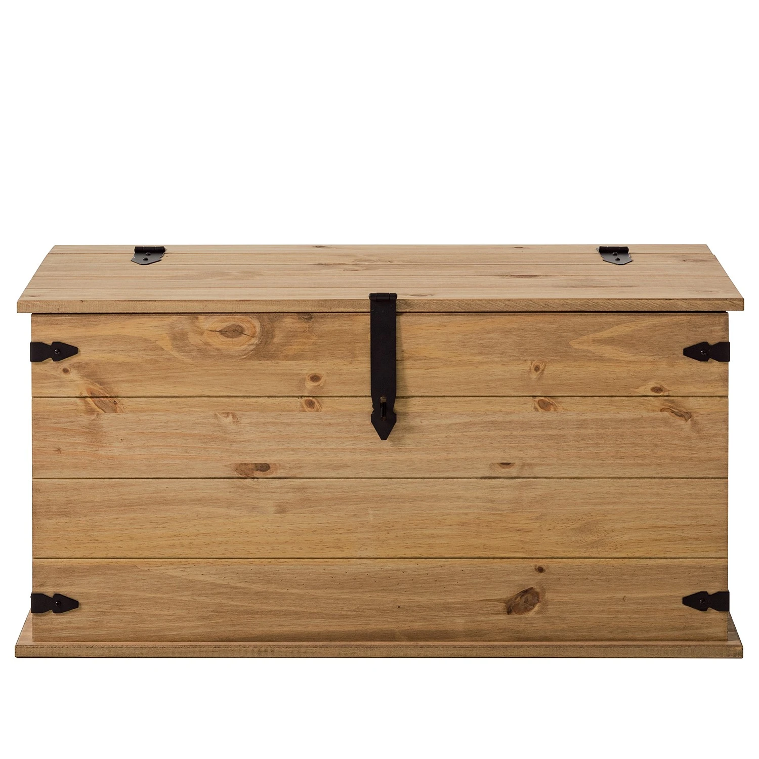 Maison Belfort Truhe Finca Rustica - Kiefer massiv - Kiefer Natur 5 Maison Belfort Truhe Finca Rustica - Kiefer massiv - Kiefer Natur – Bild 5