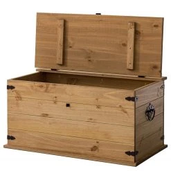 Maison Belfort Truhe Finca Rustica - Kiefer massiv - Kiefer Natur 28 Maison Belfort Truhe Finca Rustica - Kiefer massiv - Kiefer Natur -Wohnzimmermöbel boutique en ligne 1000178021 200212 13141200024 DETAILS P000000001000178021