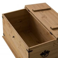 Maison Belfort Truhe Finca Rustica - Kiefer massiv - Kiefer Natur 31 Maison Belfort Truhe Finca Rustica - Kiefer massiv - Kiefer Natur -Wohnzimmermöbel boutique en ligne 1000178021 200212 13141200026 DETAILS P000000001000178021