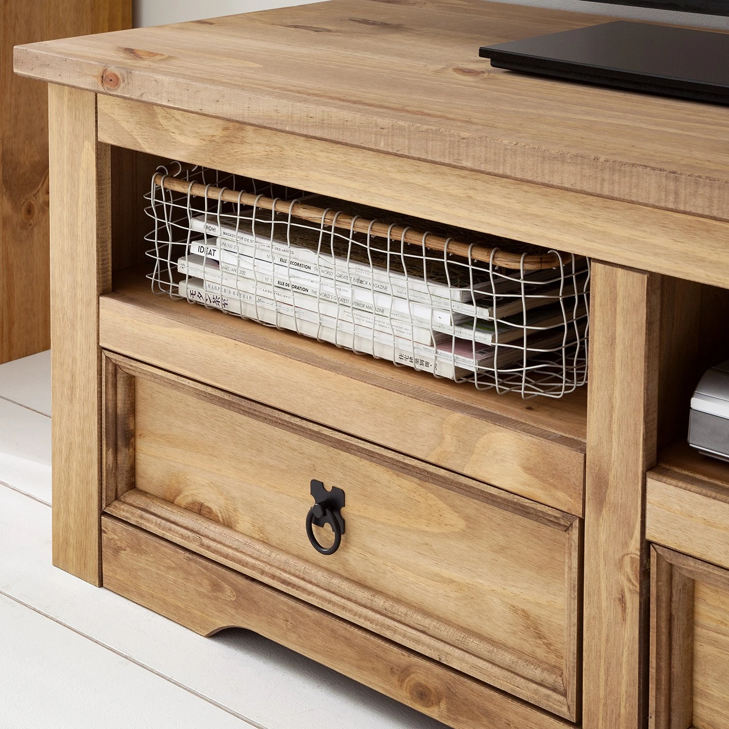 Maison Belfort TV-Lowboard Finca Rustica I - Kiefer massiv - Kiefer Natur 7 Maison Belfort TV-Lowboard Finca Rustica I - Kiefer massiv - Kiefer Natur – Bild 7