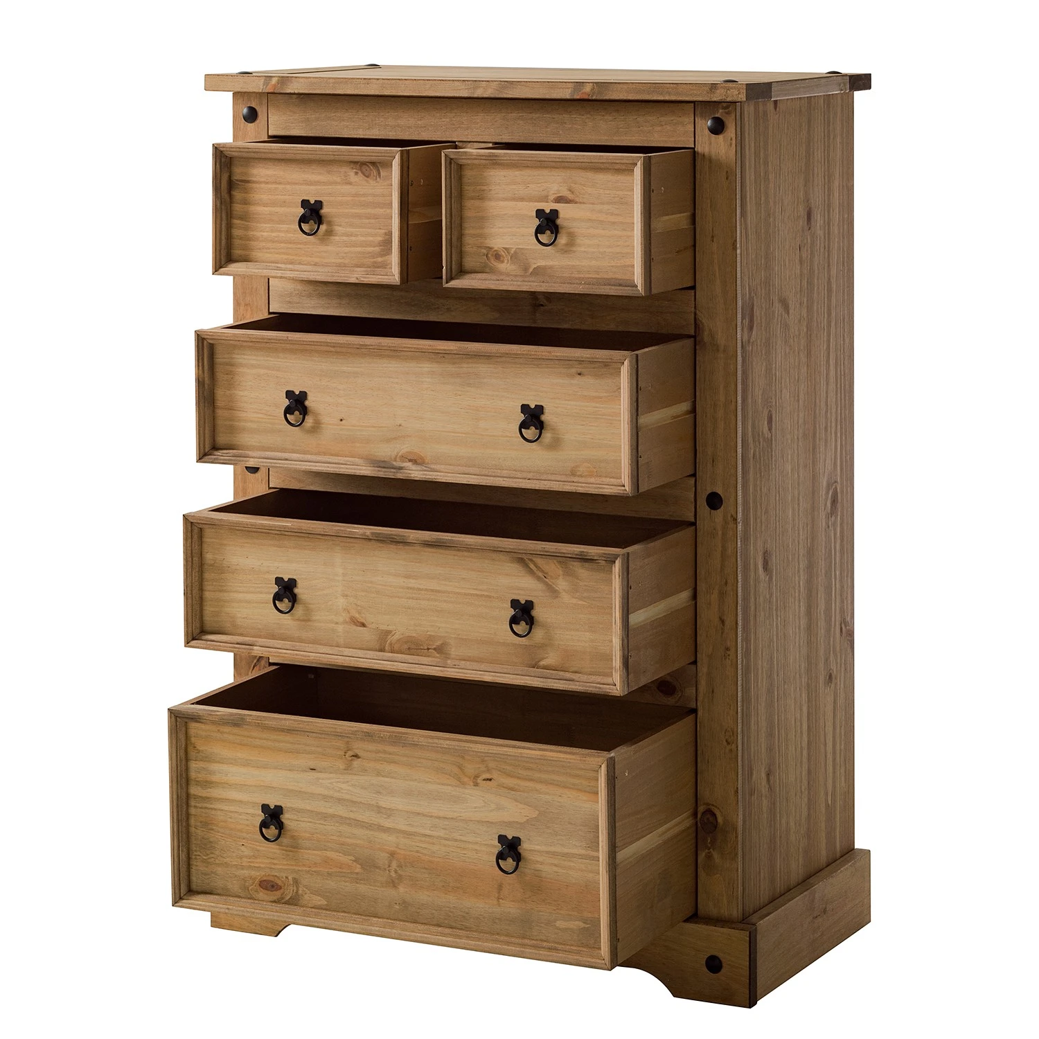 Maison Belfort Kommode Finca Rustica II - Kiefer massiv - Kiefer Natur 5 Maison Belfort Kommode Finca Rustica II - Kiefer massiv - Kiefer Natur – Bild 5