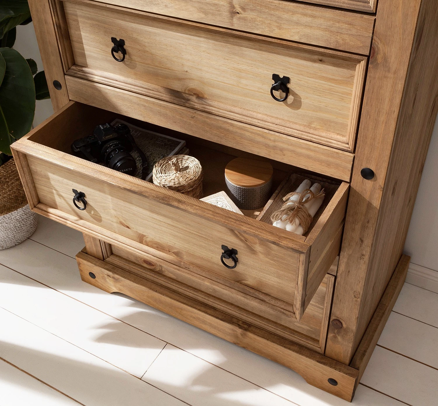 Maison Belfort Kommode Finca Rustica II - Kiefer massiv - Kiefer Natur 10 Maison Belfort Kommode Finca Rustica II - Kiefer massiv - Kiefer Natur – Bild 10