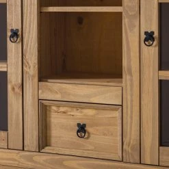 Maison Belfort Buffetaufsatz Finca Rustica - Kiefer massiv - Kiefer Natur -Wohnzimmermöbel boutique en ligne 1000178034 200221 14583500007 DETAILS P000000001000178034