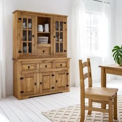 Maison Belfort Buffetaufsatz Finca Rustica - Kiefer massiv - Kiefer Natur -Wohnzimmermöbel boutique en ligne 1000178034 210908 06324700005 MOOD DETAILS P000000001000178034 mood