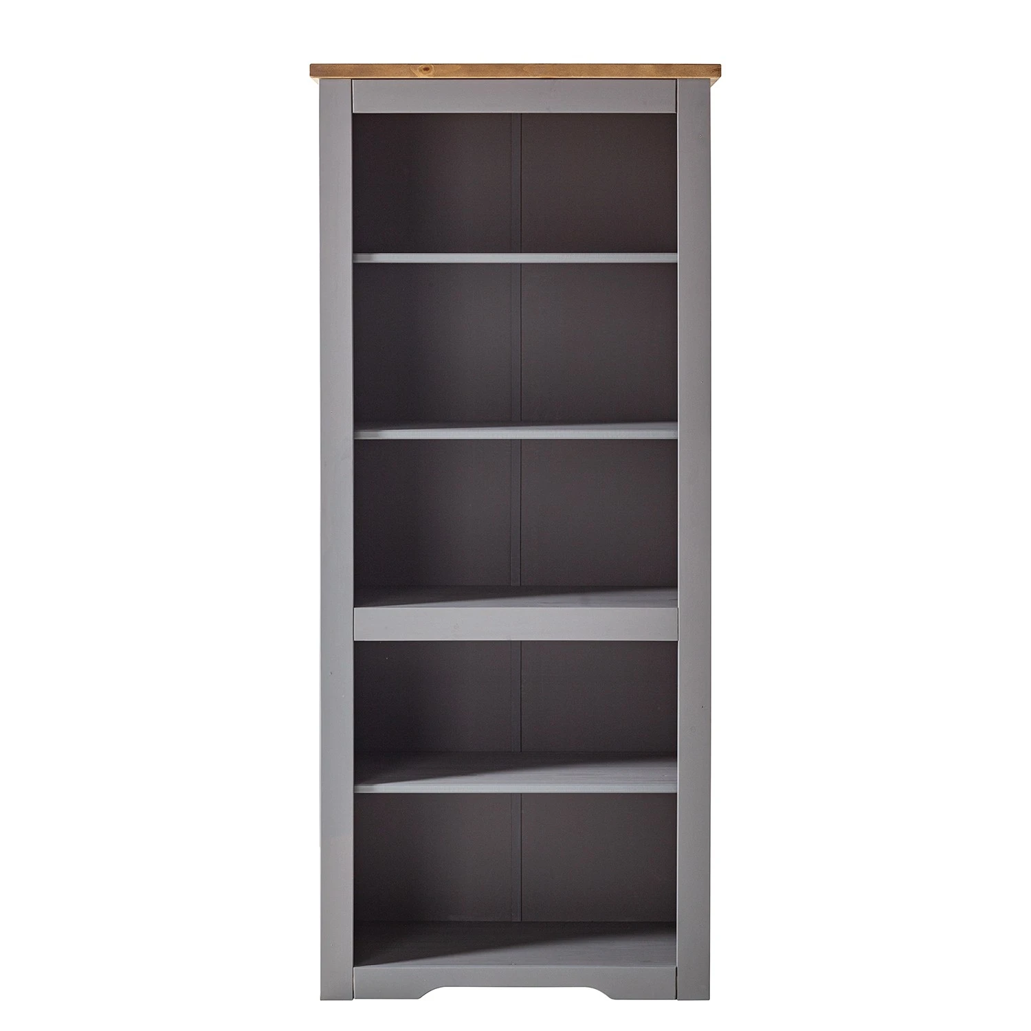 Maison Belfort Bücherregal Finca Rustica - Kiefer massiv - Kiefer Grau 4 Maison Belfort Bücherregal Finca Rustica - Kiefer massiv - Kiefer Grau – Bild 4