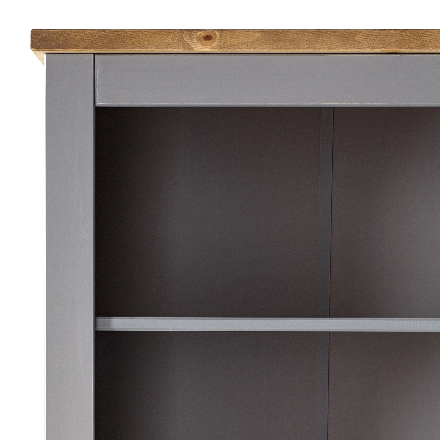 Maison Belfort Bücherregal Finca Rustica - Kiefer massiv - Kiefer Grau 3 Maison Belfort Bücherregal Finca Rustica - Kiefer massiv - Kiefer Grau – Bild 3