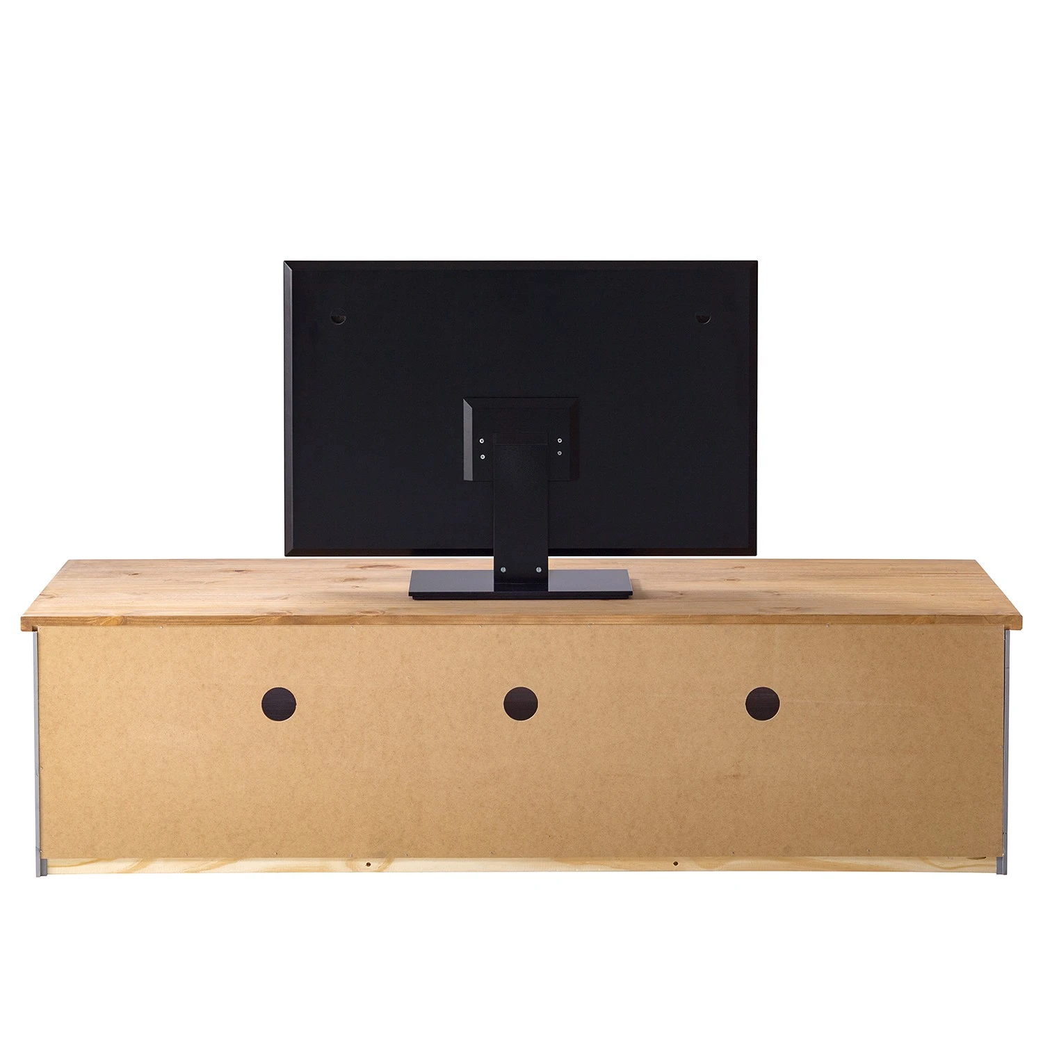 Maison Belfort TV-Lowboard Finca Rustica II - Kiefer massiv - Kiefer Grau 5 Maison Belfort TV-Lowboard Finca Rustica II - Kiefer massiv - Kiefer Grau – Bild 5