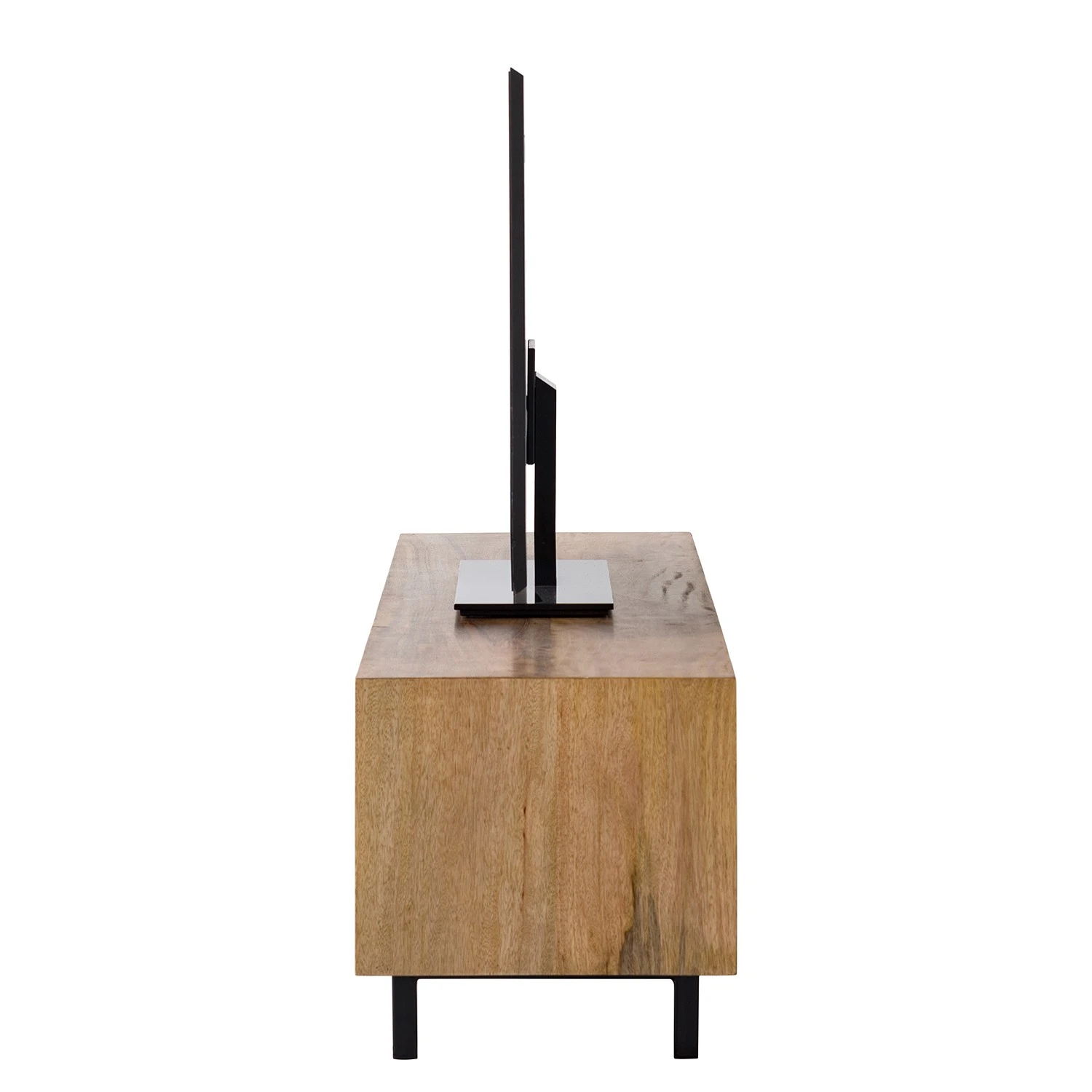 Ars manufacti TV-Lowboard Vina - Mango massiv / Wiener Geflecht - Mango / Schwarz 4 Ars manufacti TV-Lowboard Vina - Mango massiv / Wiener Geflecht - Mango / Schwarz – Bild 4