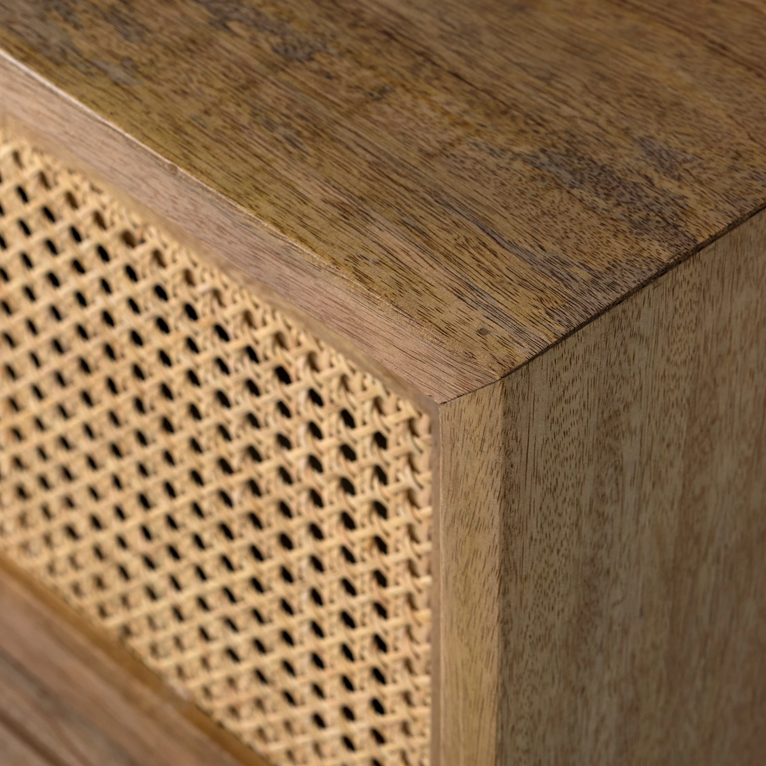 Ars manufacti TV-Lowboard Vina - Mango massiv / Wiener Geflecht - Mango / Schwarz 15 Ars manufacti TV-Lowboard Vina - Mango massiv / Wiener Geflecht - Mango / Schwarz – Bild 15