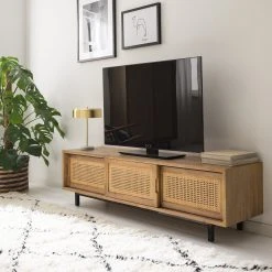 Ars manufacti TV-Lowboard Vina - Mango massiv / Wiener Geflecht - Mango / Schwarz 23 Ars manufacti TV-Lowboard Vina - Mango massiv / Wiener Geflecht - Mango / Schwarz -Wohnzimmermöbel boutique en ligne 1000178070 200320 14034300002 MOOD DETAILS P000000001000178070 mood