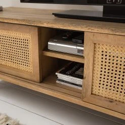 Ars manufacti TV-Lowboard Vina - Mango massiv / Wiener Geflecht - Mango / Schwarz 25 Ars manufacti TV-Lowboard Vina - Mango massiv / Wiener Geflecht - Mango / Schwarz -Wohnzimmermöbel boutique en ligne 1000178070 200320 14034500004 DETAILS P000000001000178070