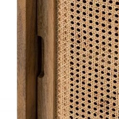 Ars manufacti Sideboard Vina I - Mango massiv / Wiener Geflecht - Mango / Schwarz -Wohnzimmermöbel boutique en ligne 1000178078 200225 13061200018 DETAILS P000000001000178078