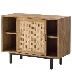 Ars manufacti Kommode Vina II - Mango massiv / Wiener Geflecht - Mango / Schwarz -Wohnzimmermöbel boutique en ligne 1000178080 200323 13584500025 DETAILS P000000001000178080