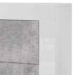 LC Spa Sideboard Easy I - Hochglanz Weiß / Beton Dekor 9 LC Spa Sideboard Easy I - Hochglanz Weiß / Beton Dekor -Wohnzimmermöbel boutique en ligne 1000178264 201029 08524700570 DETAILS P000000001000178264