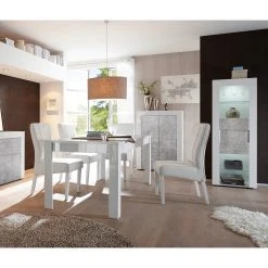 LC Spa Standvitrine Easy - Hochglanz Weiß / Beton Dekor 16 LC Spa Standvitrine Easy - Hochglanz Weiß / Beton Dekor -Wohnzimmermöbel boutique en ligne 1000178267 201029 08534800585 MOOD DETAILS P000000001000178267 mood