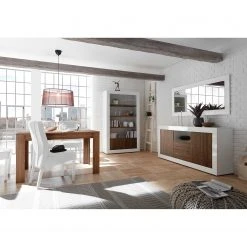 LC Spa Sideboard Urbino I - Nussbaum Dekor / Weiß -Wohnzimmermöbel boutique en ligne 1000178439 201029 08553900612 MOOD DETAILS P000000001000178439 mood