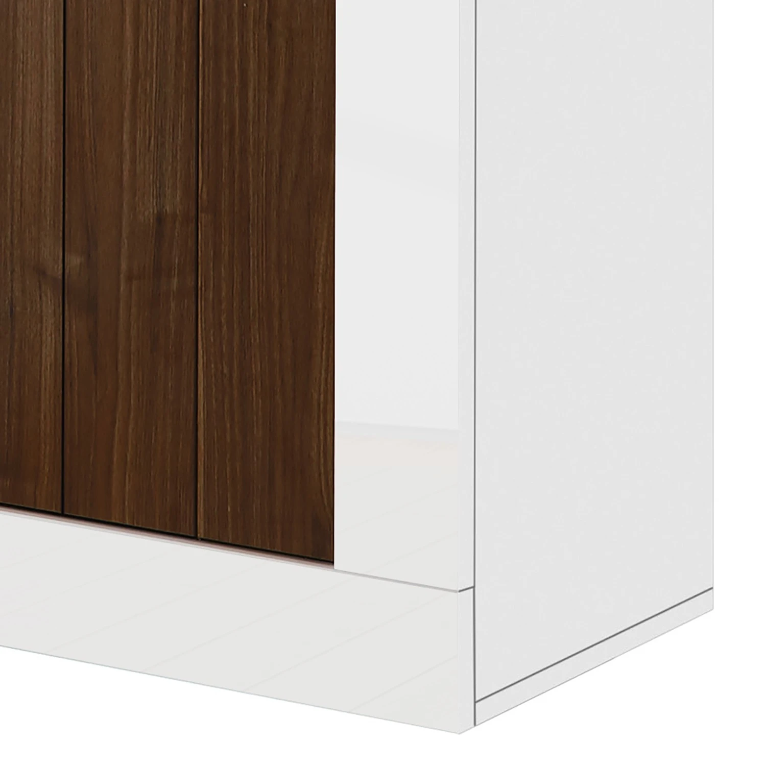 LC Spa Highboard Urbino - Nussbaum Dekor / Weiß 8 LC Spa Highboard Urbino - Nussbaum Dekor / Weiß – Bild 8