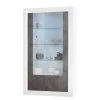 LC Spa Vitrinenschrank Urbino - Beton Dekor / Weiß