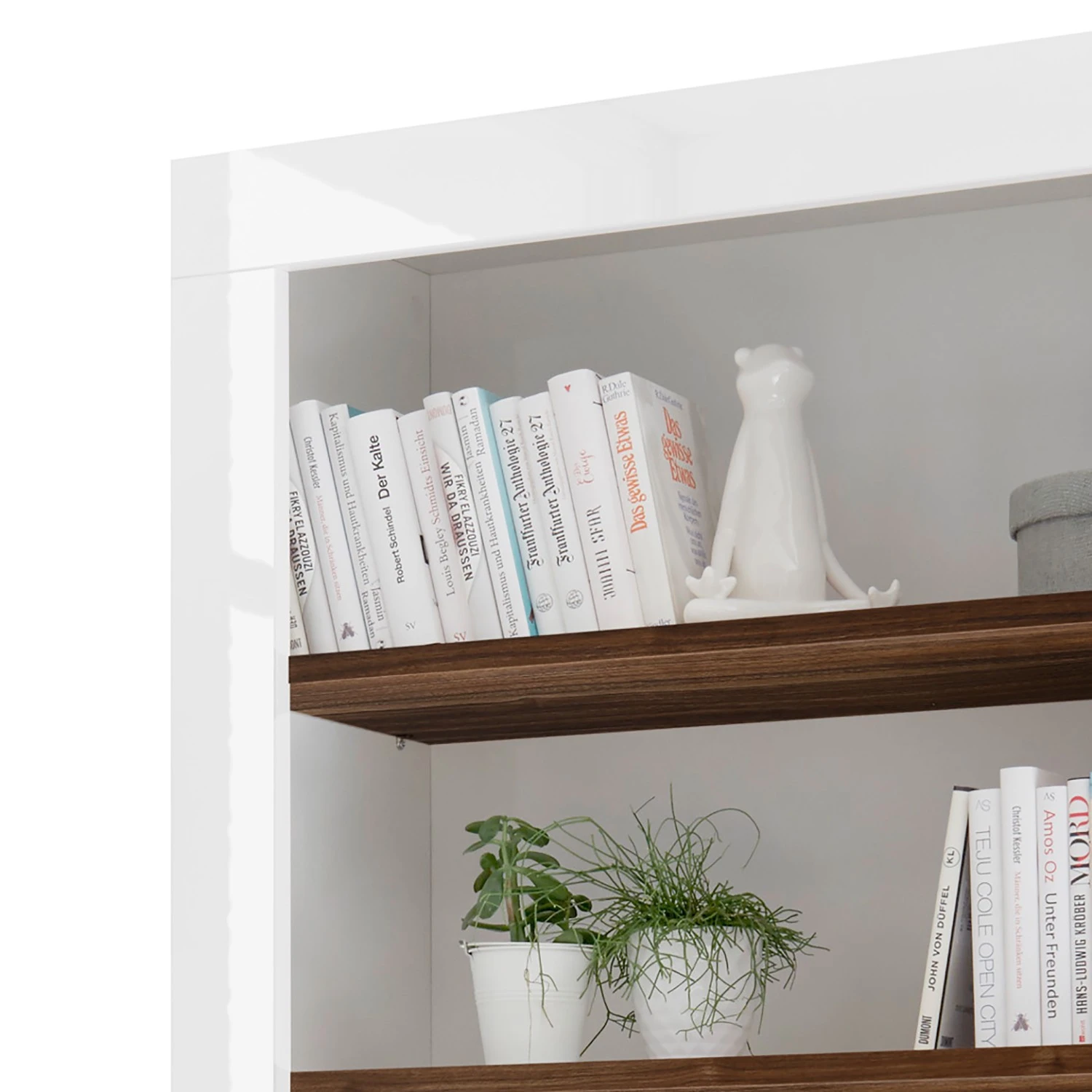 LC Spa Regal Urbino - Nussbaum Dekor / Weiß 6 LC Spa Regal Urbino - Nussbaum Dekor / Weiß – Bild 6