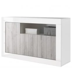 LC Spa Sideboard Urbino II - Hellgrau / Weiß