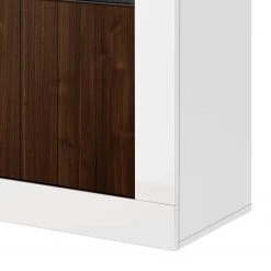 LC Spa Sideboard Urbino II - Nussbaum Dekor / Weiß -Wohnzimmermöbel boutique en ligne 1000178456 201029 09063000769 DETAILS P000000001000178456