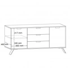 LC Spa Sideboard Palma I - Pero Dekor -Wohnzimmermöbel boutique en ligne 1000178602 190703 13284700013 SKETCH GALLERYIMAGES P000000001000178602 sketch