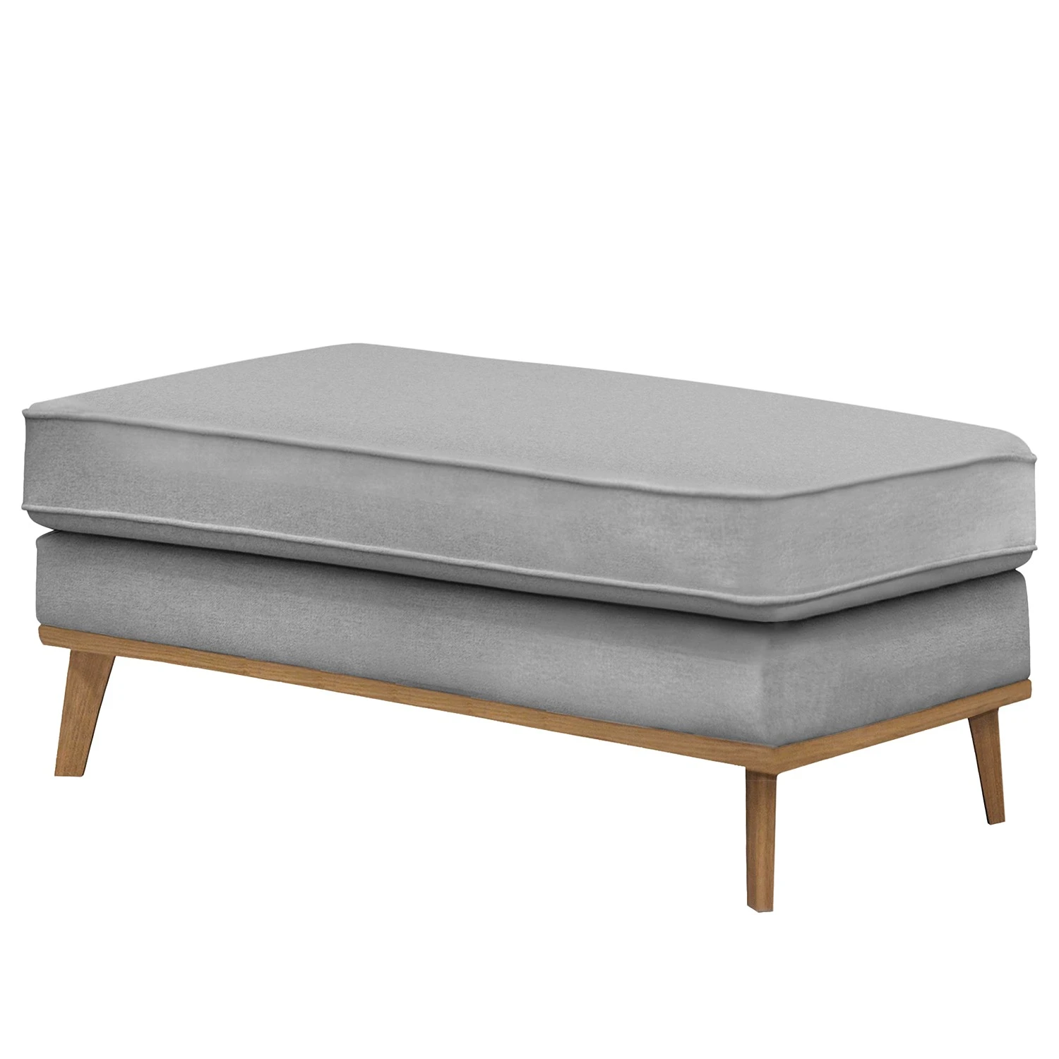 Mørteens Polsterhocker Lauwe - Webstoff - Grau 1 Mørteens Polsterhocker Lauwe - Webstoff - Grau