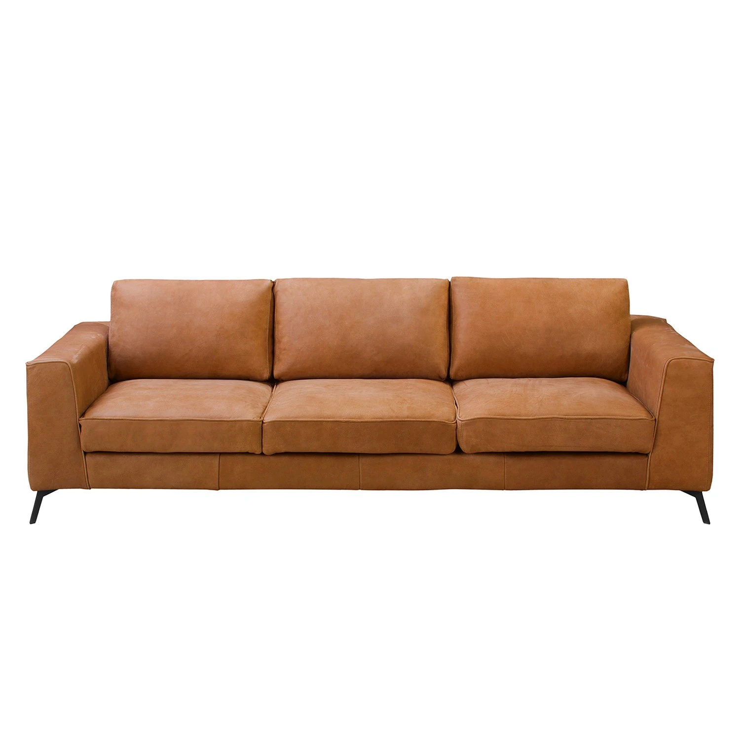 Jack & Alice Sofa Sanchez I (3-Sitzer) - Echtleder Kena: Cognac 5 Jack & Alice Sofa Sanchez I (3-Sitzer) - Echtleder Kena: Cognac – Bild 5