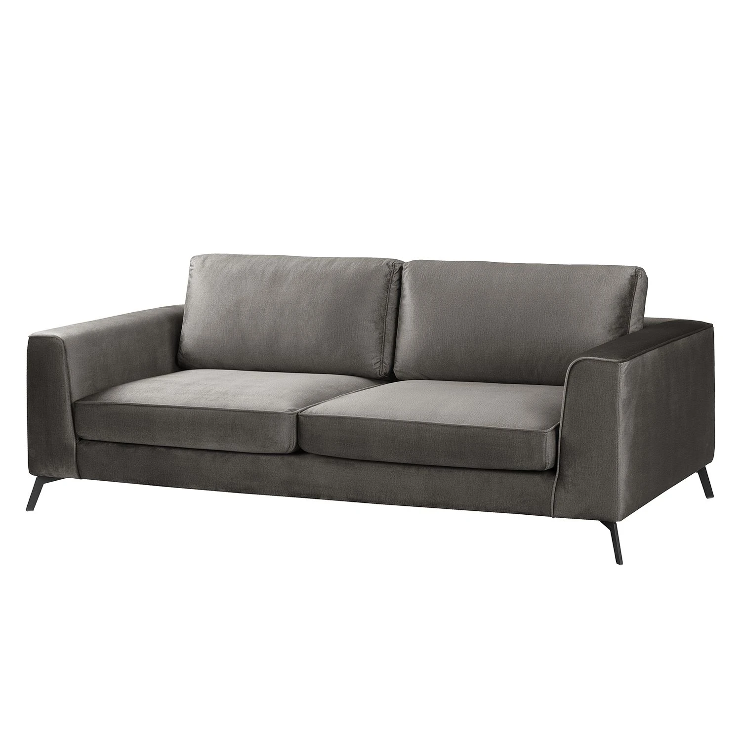 Jack & Alice Sofa Sanchez I (2,5-Sitzer) - Samt Onoli: Rauchgrau 1 Jack & Alice Sofa Sanchez I (2,5-Sitzer) - Samt Onoli: Rauchgrau