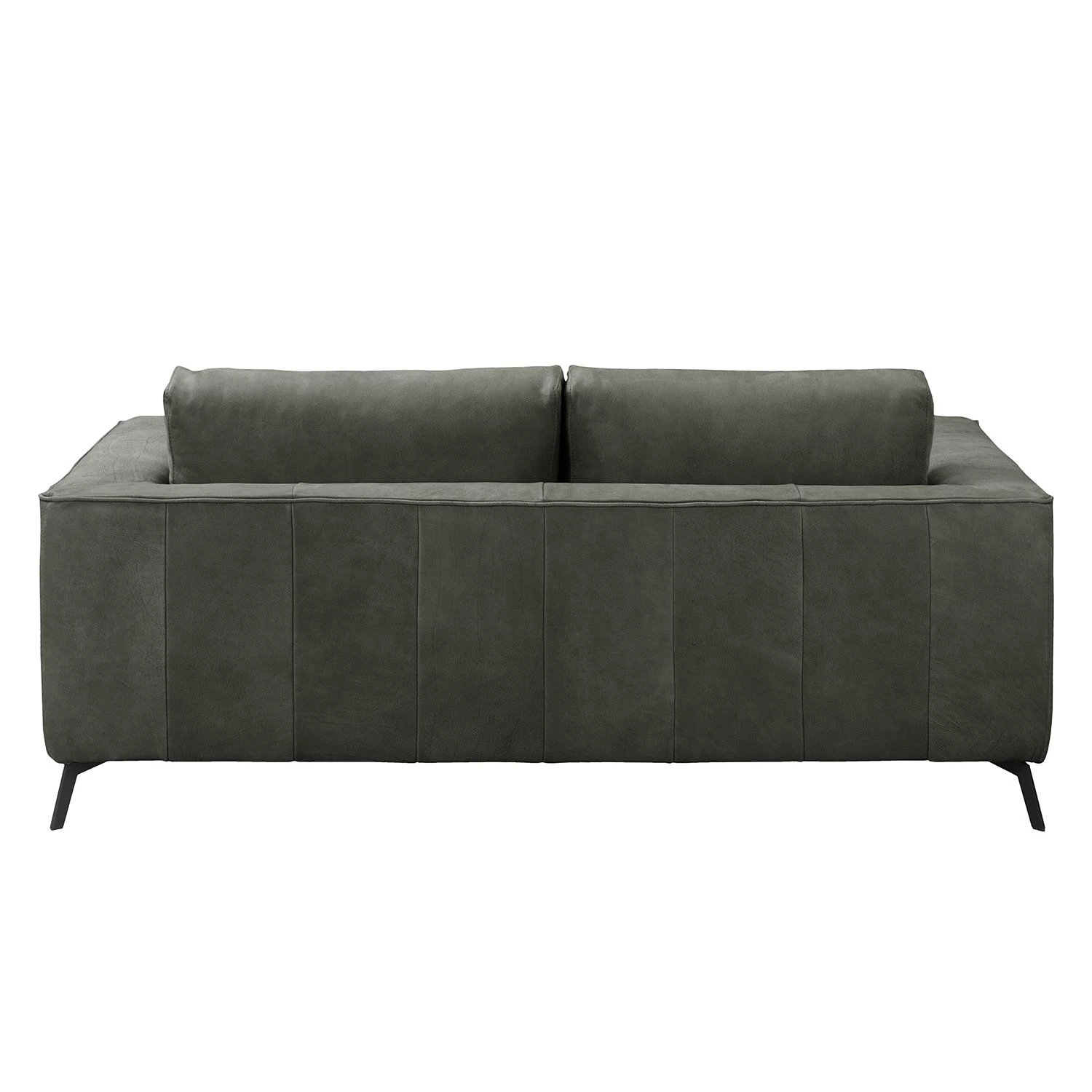 Jack & Alice Sofa Sanchez I (2-Sitzer) - Samt - Echtleder Kena: Anthrazit 5 Jack & Alice Sofa Sanchez I (2-Sitzer) - Samt - Echtleder Kena: Anthrazit – Bild 5