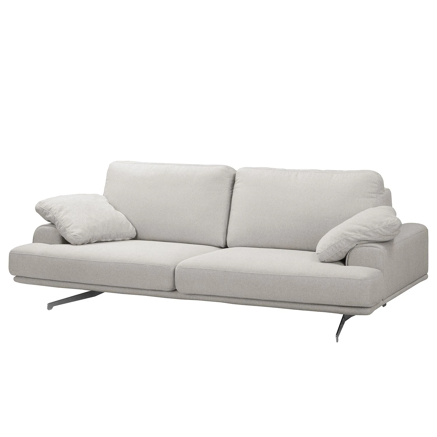 Fredriks Sofa Hendra II (3-Sitzer) - Webstoff - Webstoff Delea: Hellgrau 1 Fredriks Sofa Hendra II (3-Sitzer) - Webstoff - Webstoff Delea: Hellgrau