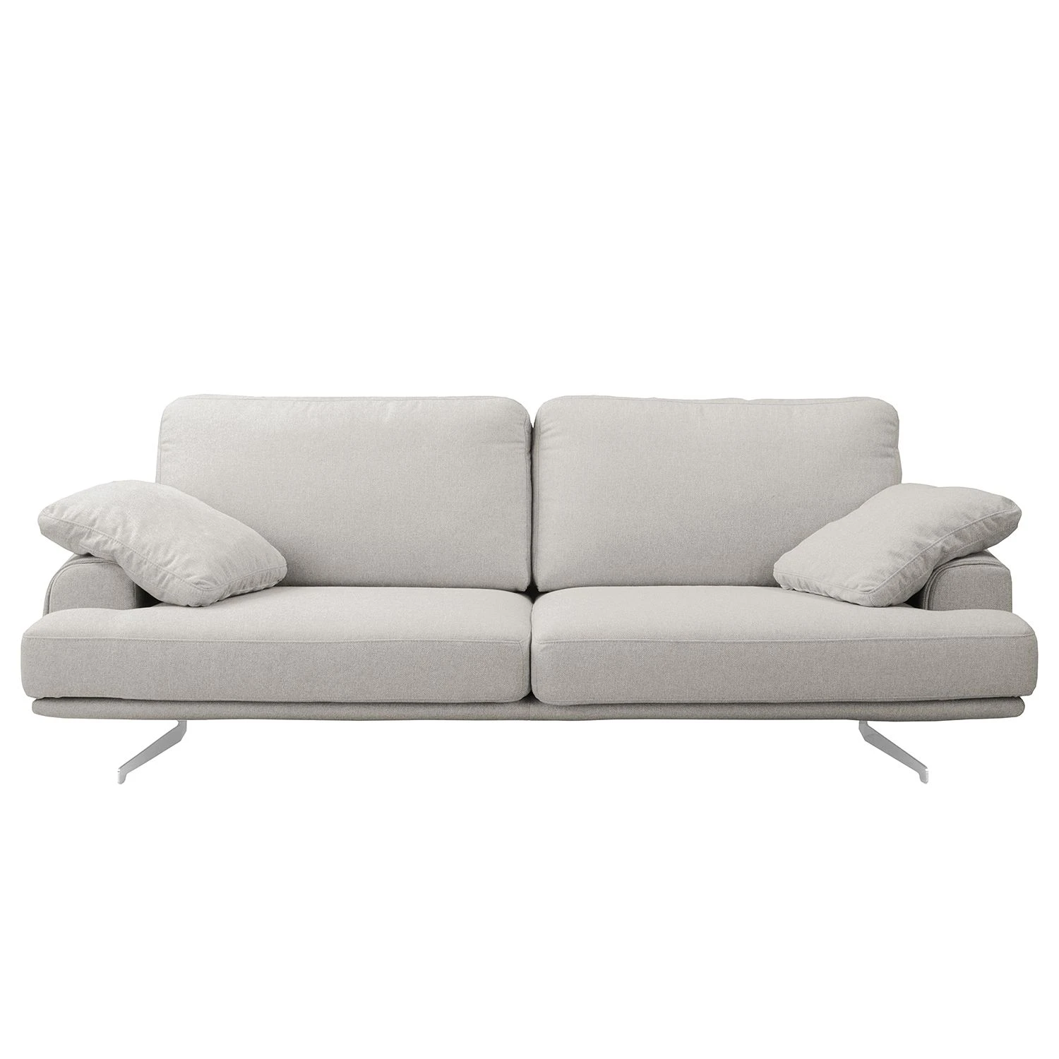 Fredriks Sofa Hendra II (3-Sitzer) - Webstoff - Webstoff Delea: Hellgrau 2 Fredriks Sofa Hendra II (3-Sitzer) - Webstoff - Webstoff Delea: Hellgrau – Bild 2